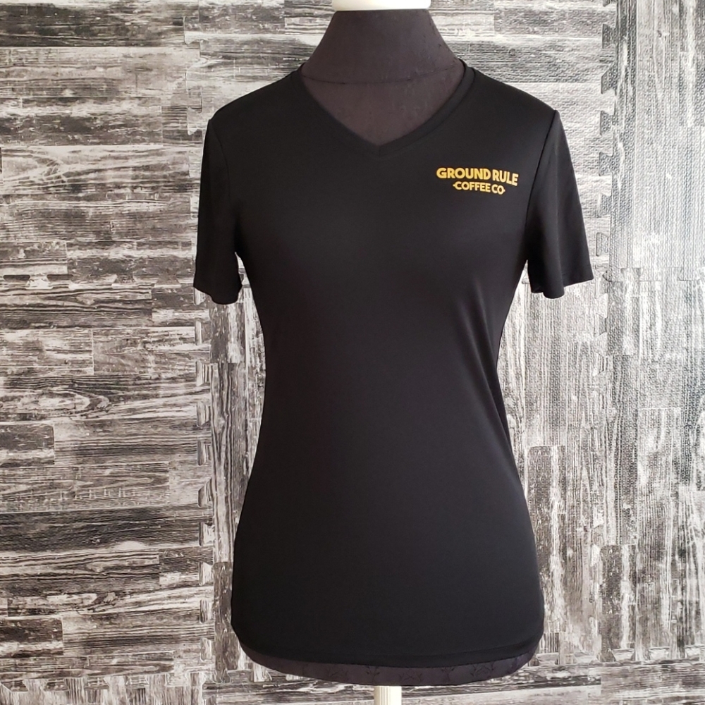 Coffee Co Ground Rule Hanes Cool dry t-shirt Small
